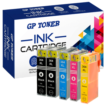 5x Tinten für HP GP-H364XL CMYKK GP