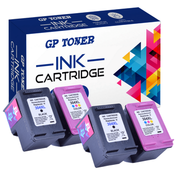 Tinten für HP GP-H304XL BK+CMY x2