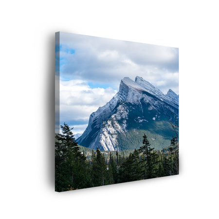 Obraz na płótnie Natura Góry szczyt 40x40 cm